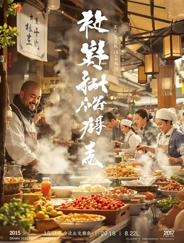 《小镇菜市场的早晨》- 黄豆影视市井生活短剧封面